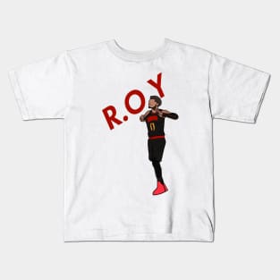 Trae Young 'Rookie Of The Year' - NBA Atlanta Hawks Kids T-Shirt